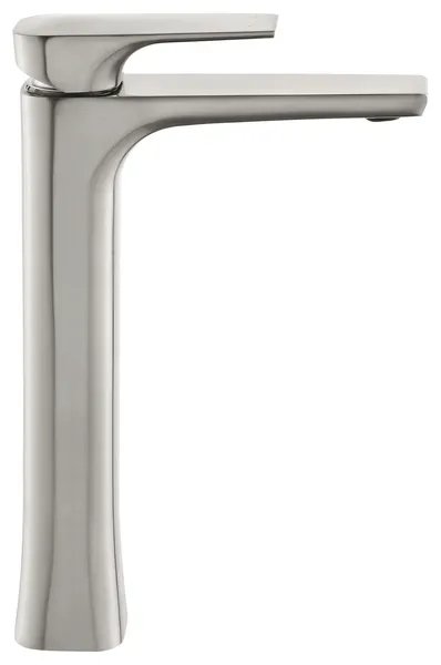 Monaco Single Hole, Single-Handle, High Arc Bathroom Faucet in Brushed Nickel