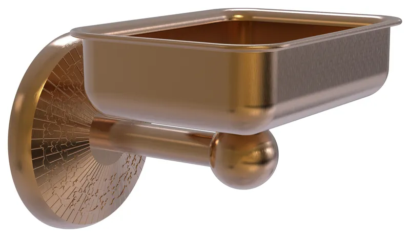 Monte Carlo Wall Mounted Soap Dish, Brushed Bronze