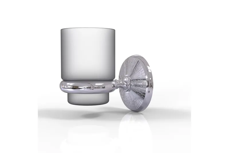 Monte Carlo Wall Mounted Tumbler Holder, Polished Chrome