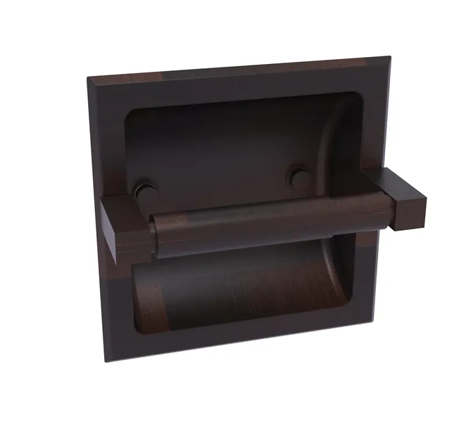 Montero Recessed Toilet Paper Holder, Venetian Bronze