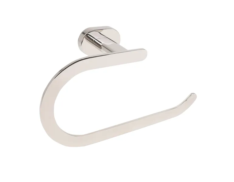 Moscow Series Polished Nickel Bathroom Towel Ring