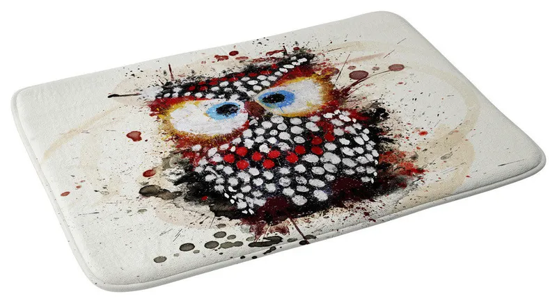Msimioni The Owl Memory Foam Bath Mat