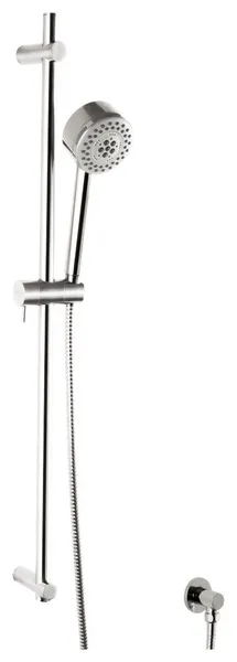 Multi Function Flexible Hose Shower Kit With Slide Bar, Separate Water Outlet, C
