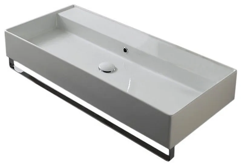 Nameeks 8031/R-120B-TB-No Hole Scarabeo 47-1/5" Ceramic Wall - White