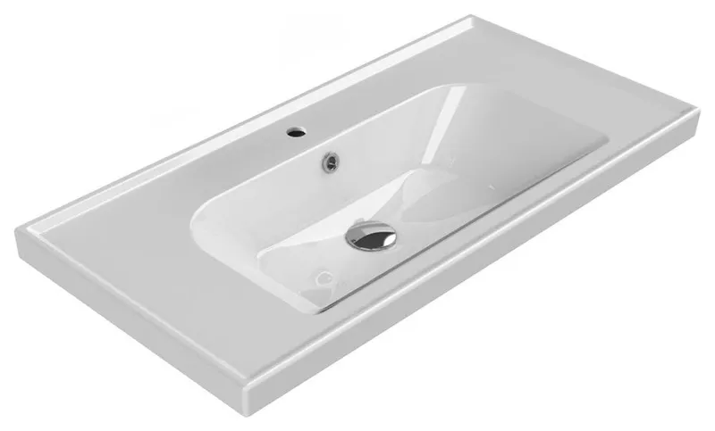 Nameeks CeraStyle 031300-U-One Hole Frame 35-3/8" Rectangular - White