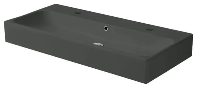 Nameeks CeraStyle 080507-U-97-Two Hole Pinto 40" Rectangular - Matte Black