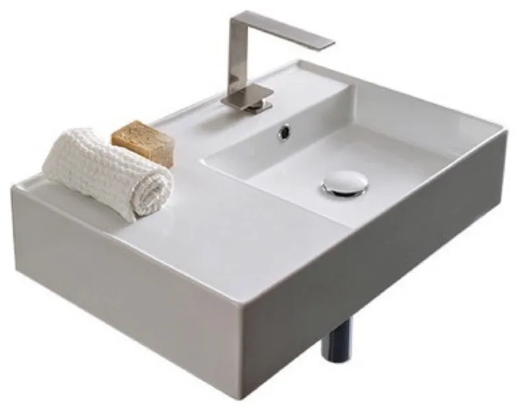 Nameeks Scarabeo 5117-One Hole Scarabeo Teorema 2.0 24" - White