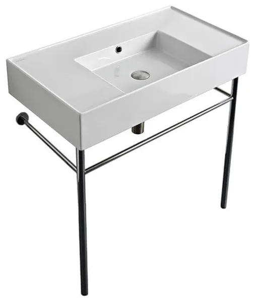 Nameeks Scarabeo 5123-CON-No Hole Scarabeo Teorema 2.0 32" - White