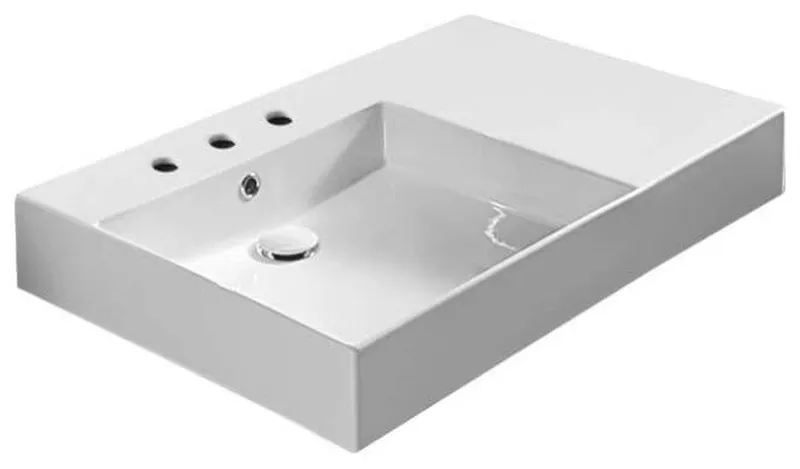 Nameeks Scarabeo 5149-Three Hole Teorema 2.0 Plus 31-1/2" - White