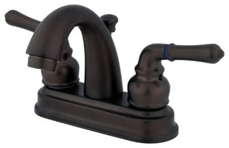 Naples Centerset Lavatory Faucet,Metal Lever Handles, Oil Rubbed Bronze