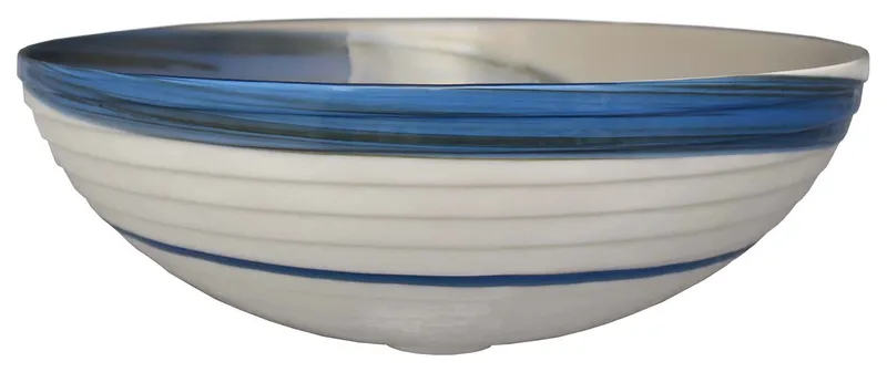 Native Trails MG1605 Murano Roma 16" Circular Glass Vessel - Marina