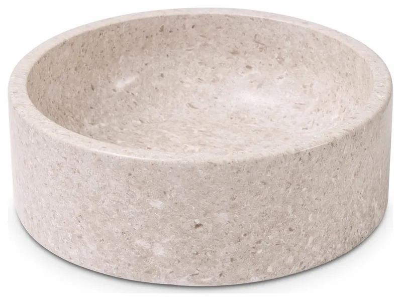 Natural Stone Vessel Bathroom Sink, Blizz Stone Sink, Ojinaga