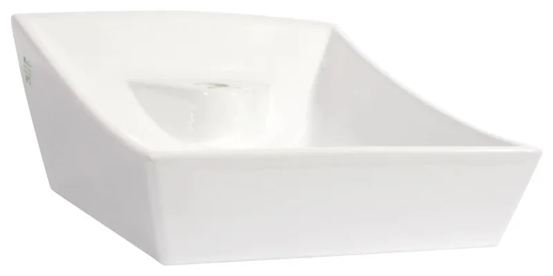 New Soria White Square Ceramic Vessel Sink