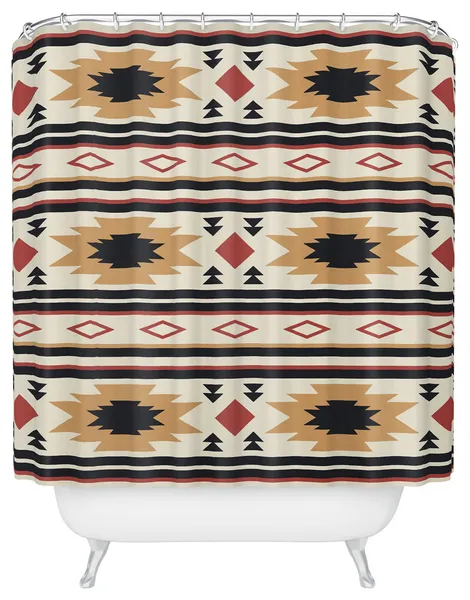 Nick Quintero Western Desert Pattern Shower Curtain