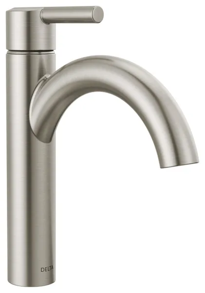 Nicoli 1.2 GPM Single Hole Bathroom Faucet, Pop-Up Drain Assembly