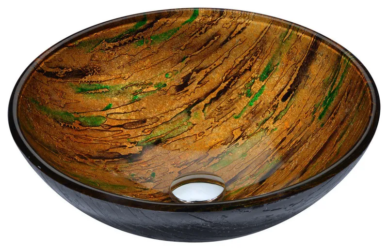 Nile Series Vessel Sink, Shifting Earth