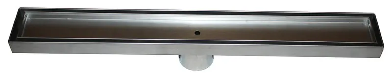 Novalinea Linear Shower Drain With Tile Insert Grate, 23.5"
