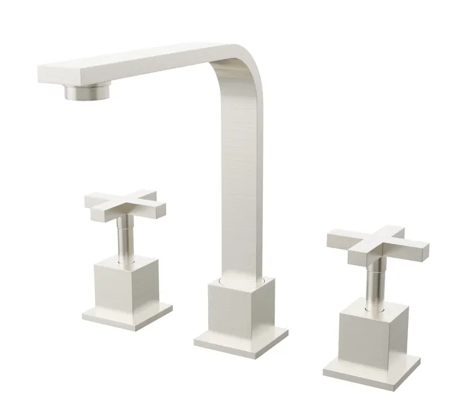 Novatto NBF-836 Muld Widespread 2-Handle Bathroom Faucet Series, Brushed Nickel