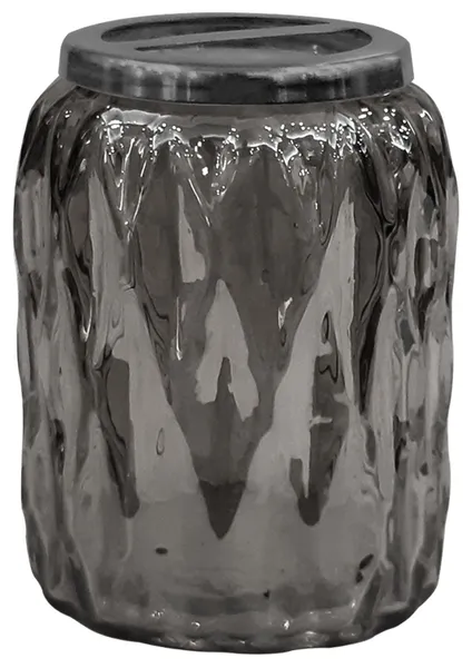 nu steel Black Glass With Black Nickel Steel Toothbrush Holder