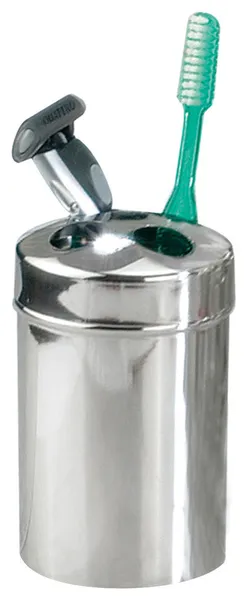 nu steel Gloss Toothbrush Holder