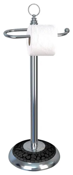 nu steel Toilet Tissue Holder, Chrome With Black Mosaic