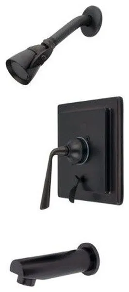 Oil Rubbed Bronze Silver Sage Single Handle Tub & Shower Faucet KB86550ZL