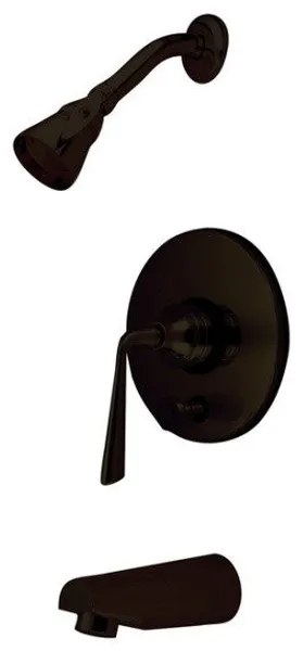 Oil Rubbed Bronze Silver Sage Single Handle Tub & Shower Faucet KB86950ZL