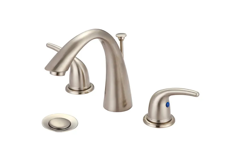 Olympia Faucets L-7472 Accent 1.2 GPM Widespread Bathroom Faucet - Brushed