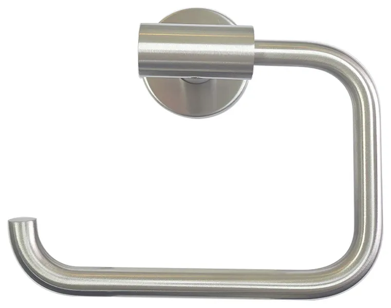 Open Towel Ring Holder/Toilet Paper Holder for Bath, Wall-Mount, Stainless Steel, Brushed Nickel Satin
