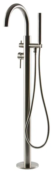 Opera Floor Mount Tub Filler, Short Spout, Trim Kit Only, Brushed Nickel