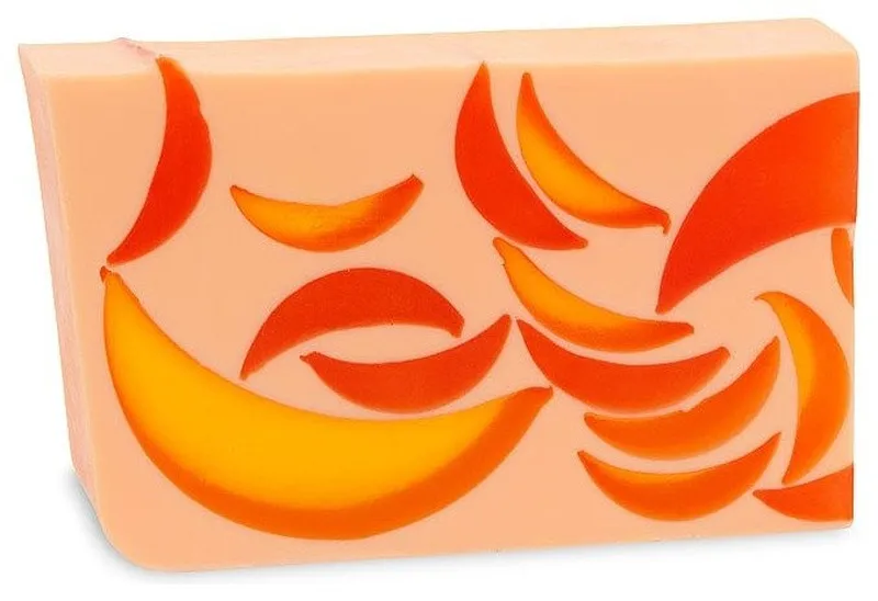 Orange Cantaloupe Shrinkwrap Soap Bar