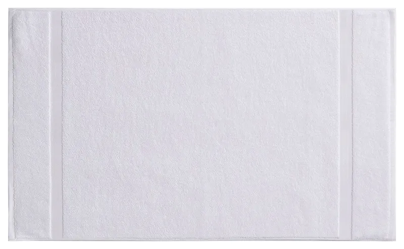 Organic Cotton Feather Touch Quick Dry 900 GSM Bath Mat, 20"X33", White