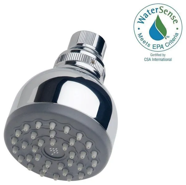 Origins 1-Spray 2.75 " Fixed Showerhead in Polished Chrome, 1.75 GPM