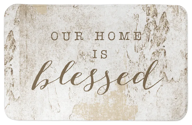 Our Home is Blessed 34x21 Bath Mat