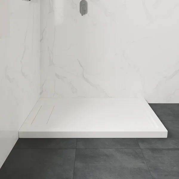 Ove Decors 15SBR-ADEN54 Adena 54" x 36" Rectangular Shower Base - White