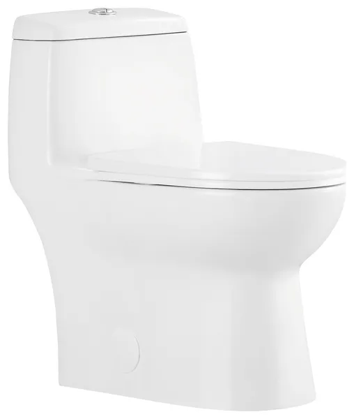 OVE Decors Pack of 2 Jade Elongated Toilet With Dual Flush and Soft Close Seat