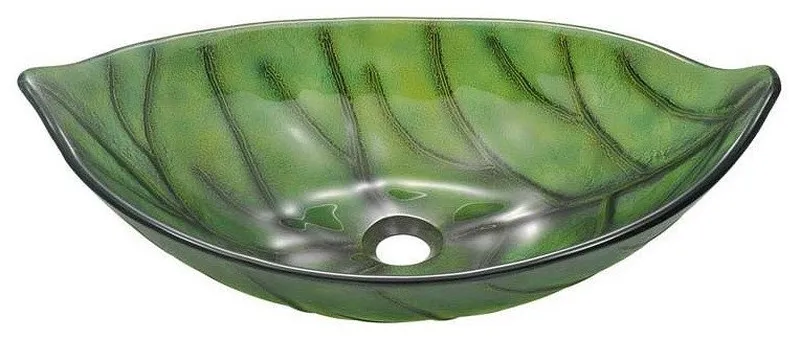 P906 Colored Glass Vessel Sink