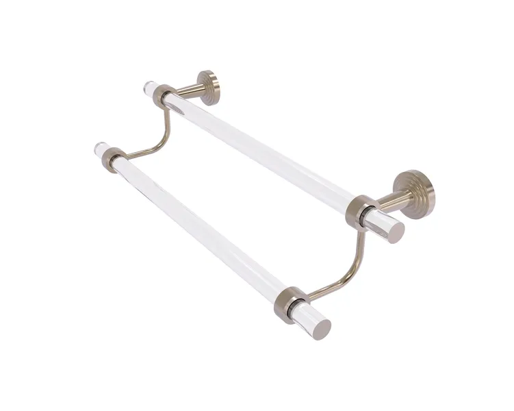 Pacific Beach 24" Double Towel Bar, Antique Pewter