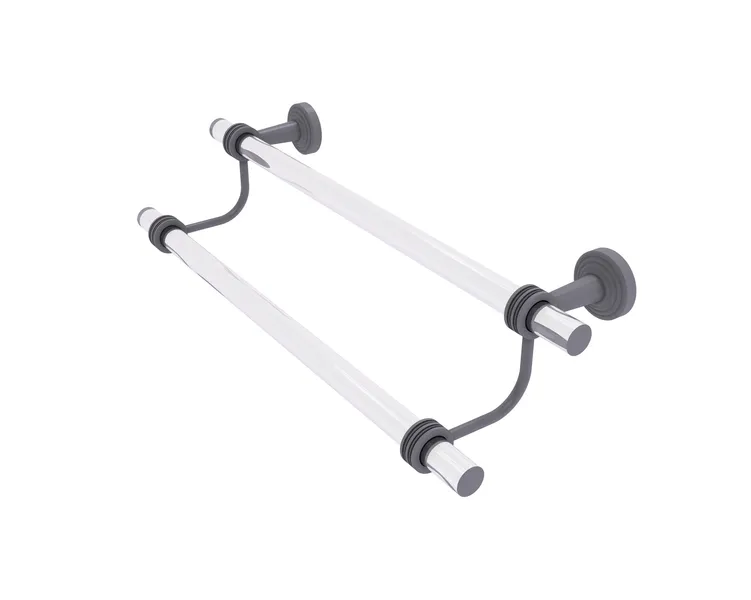 Pacific Beach Collection 18"Double Towel Bar With Dotted Accents