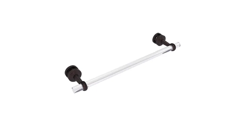 Pacific Beach Collection 18"Shower Door Towel Bar With Twisted Accents