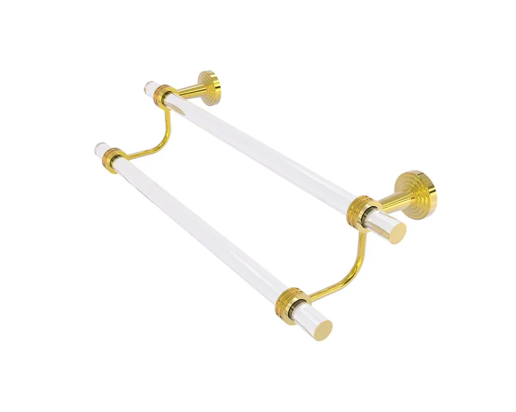 Pacific Beach Collection 24"Double Towel Bar With Dotted Accents