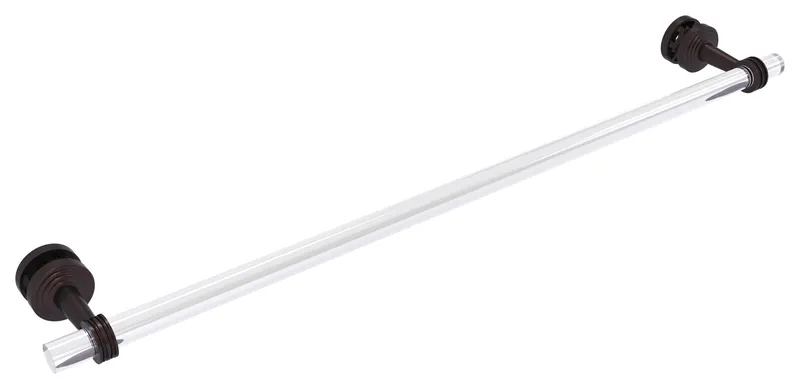 Pacific Beach Collection 30"Shower Door Towel Bar With Dotted Accents