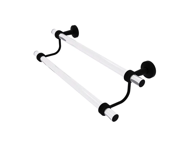 Pacific Beach Collection 36"Double Towel Bar With Groovy Accents