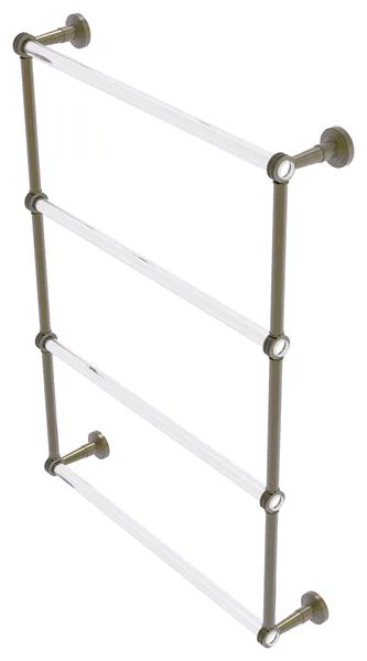 Pacific Beach Collection 4 Tier 24"Ladder Towel Bar With Dotted Accents