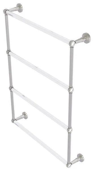 Pacific Beach Collection 4 Tier 24"Ladder Towel Bar With Twisted Accents