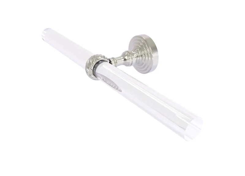 Pacific Grove 2 Arm Guest Towel Holder with Twisted Accents, Satin Nickel