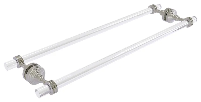 Pacific Grove 24"Back to Back Shower Door Towel Bar With Dotted Accents