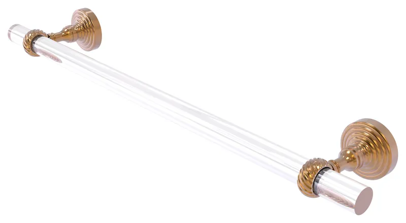 Pacific Grove 24" Towel Bar with Twisted Accents, Brushed Bronze