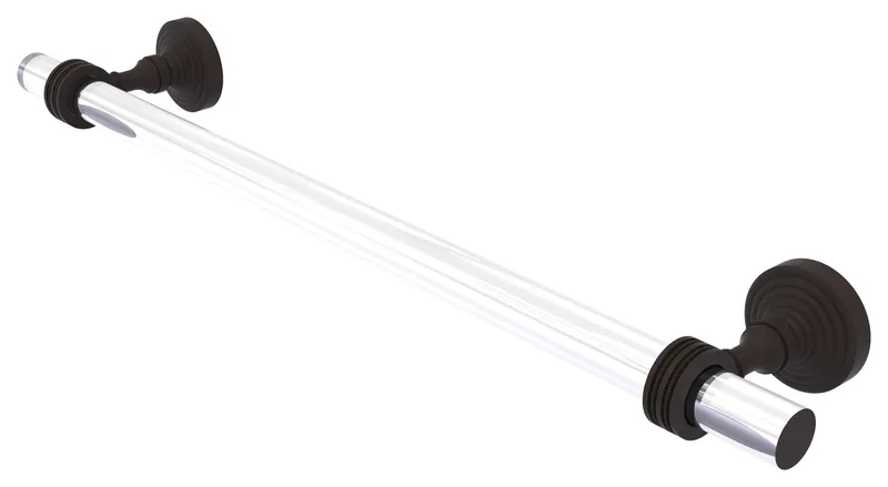 Pacific Grove 30" Towel Bar with Dotted Accents, Oil Rubbed Bronze