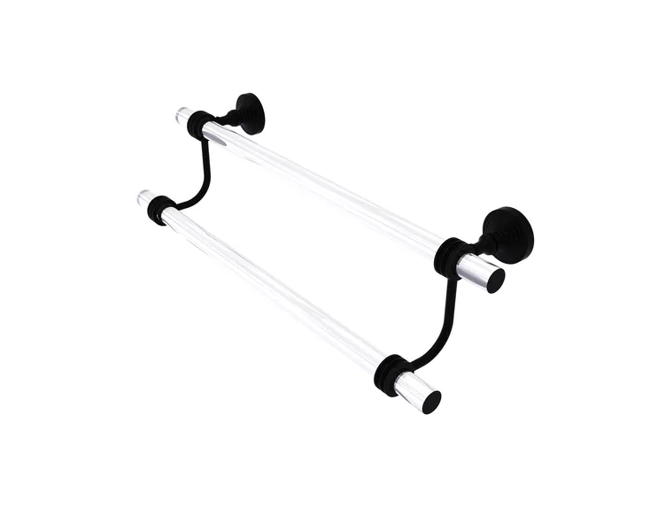 Pacific Grove Collection 24"Double Towel Bar With Dotted Accents